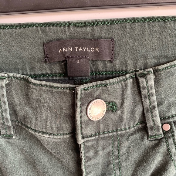 Ann Taylor Forest green jeans - Picture 3 of 3